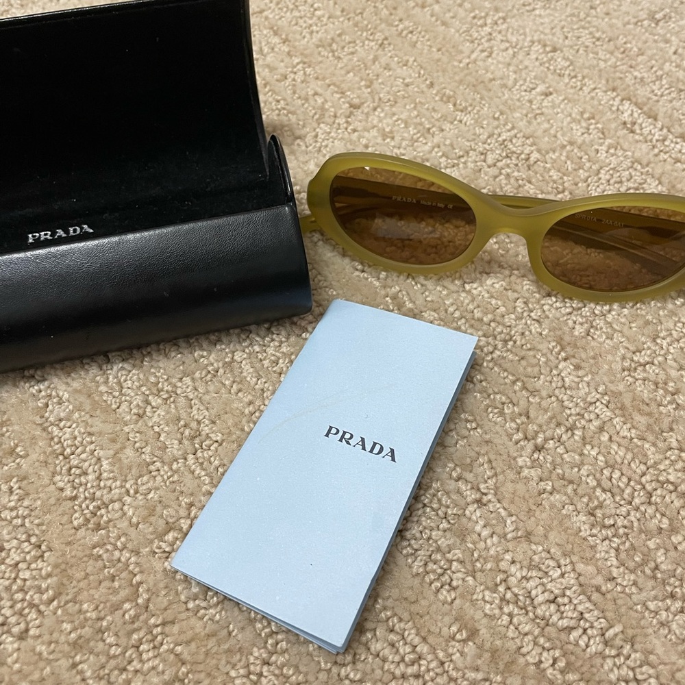 Green Prada sunglasses never worn